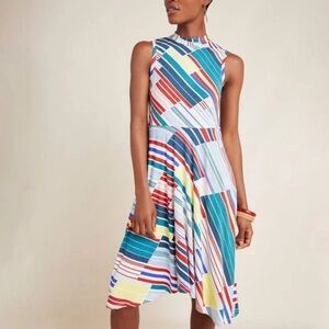 Anthropologie Maeve Cyprus Swing Dress